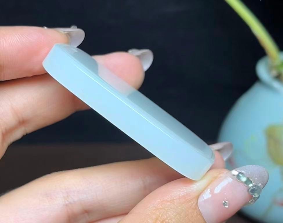 和田羊脂玉平安无事牌（33.7g）