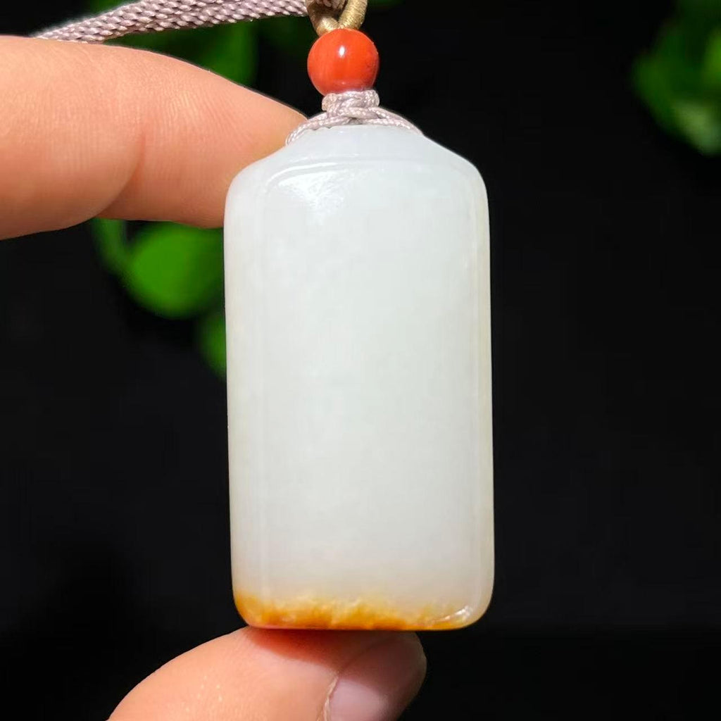 和田玉籽料无事牌（35.0g）