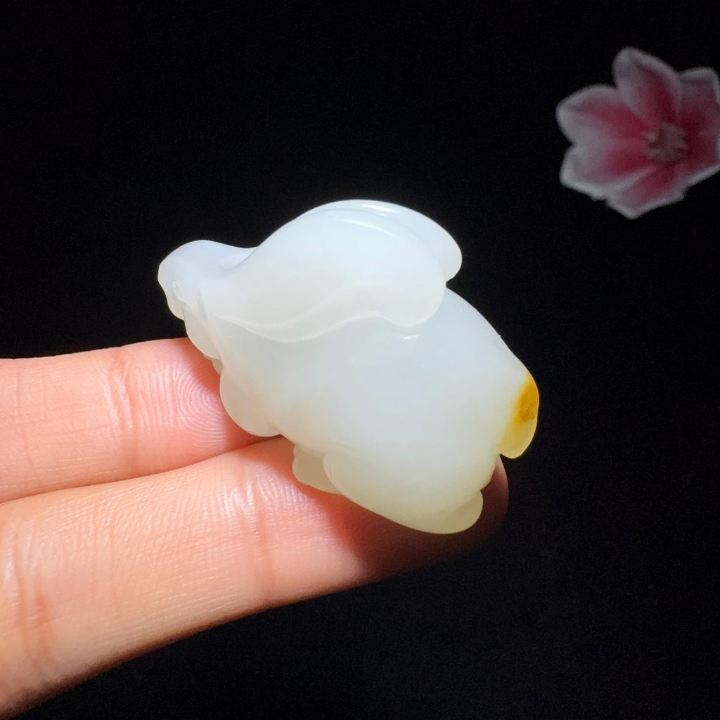 和田玉籽料挂件兔子（g）