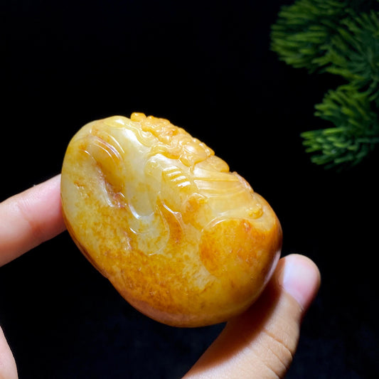 和田玉籽料关公（145.9g）