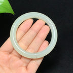 收藏级和田玉高冰底晴水手镯（52.5g）