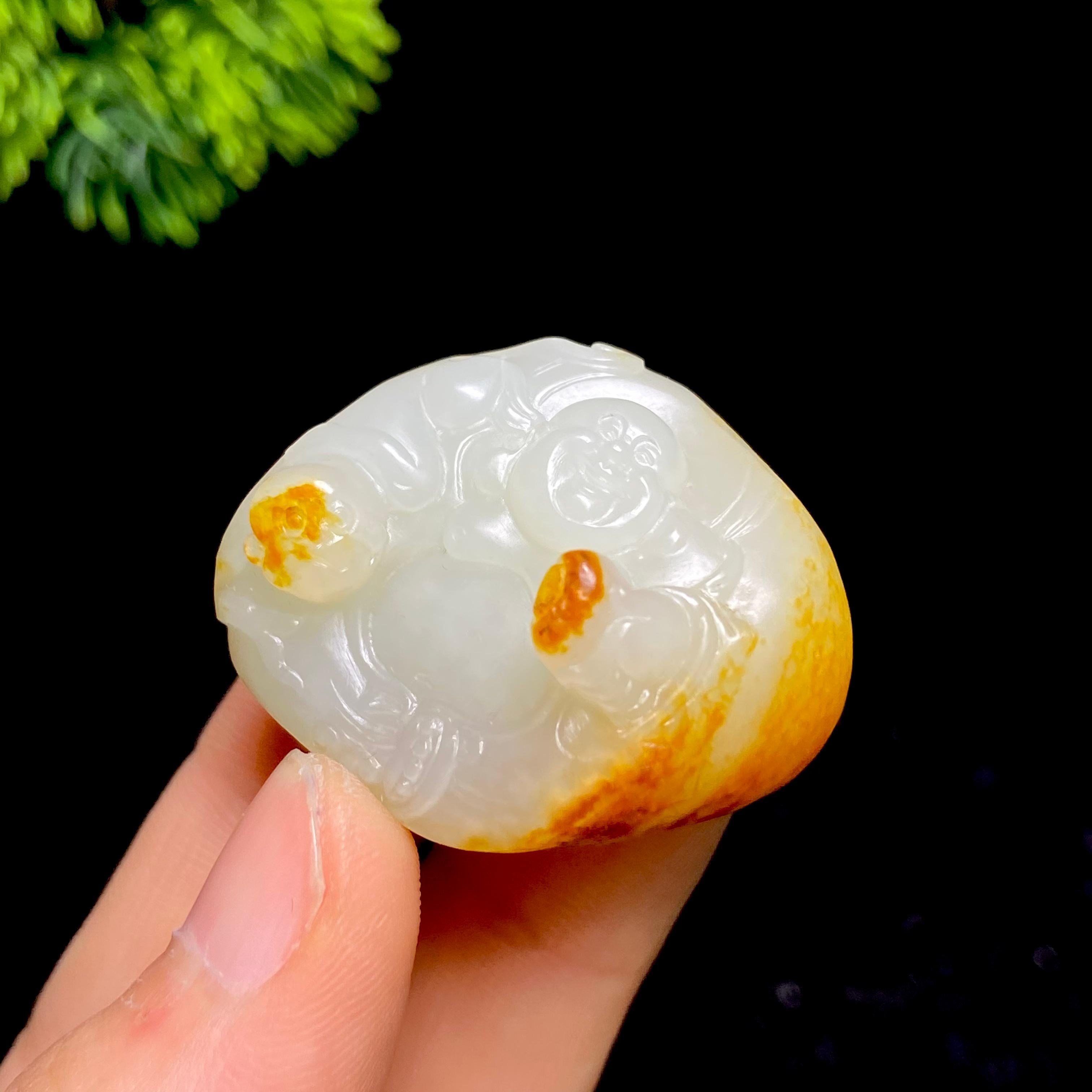 和田玉籽料佛公（25.0g）