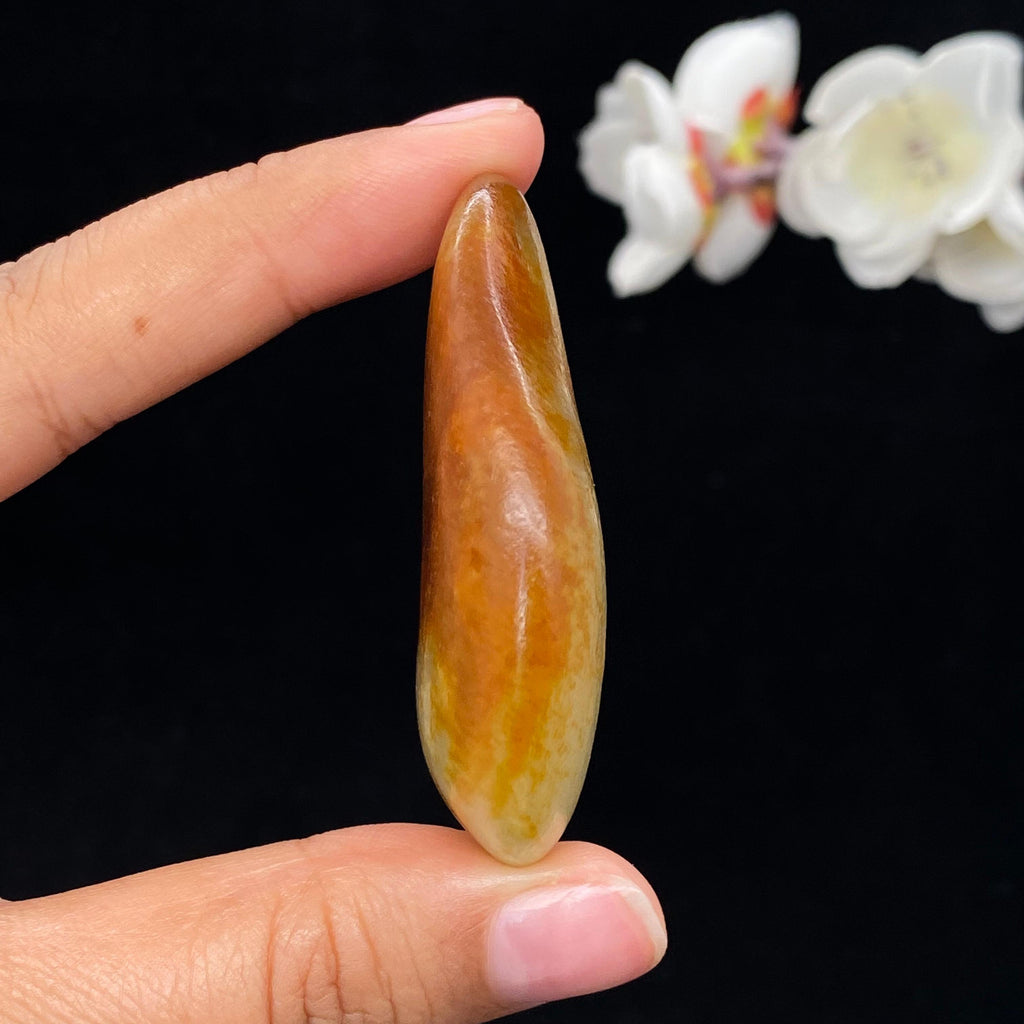 和田玉聚红皮籽料挂件（39.8g）