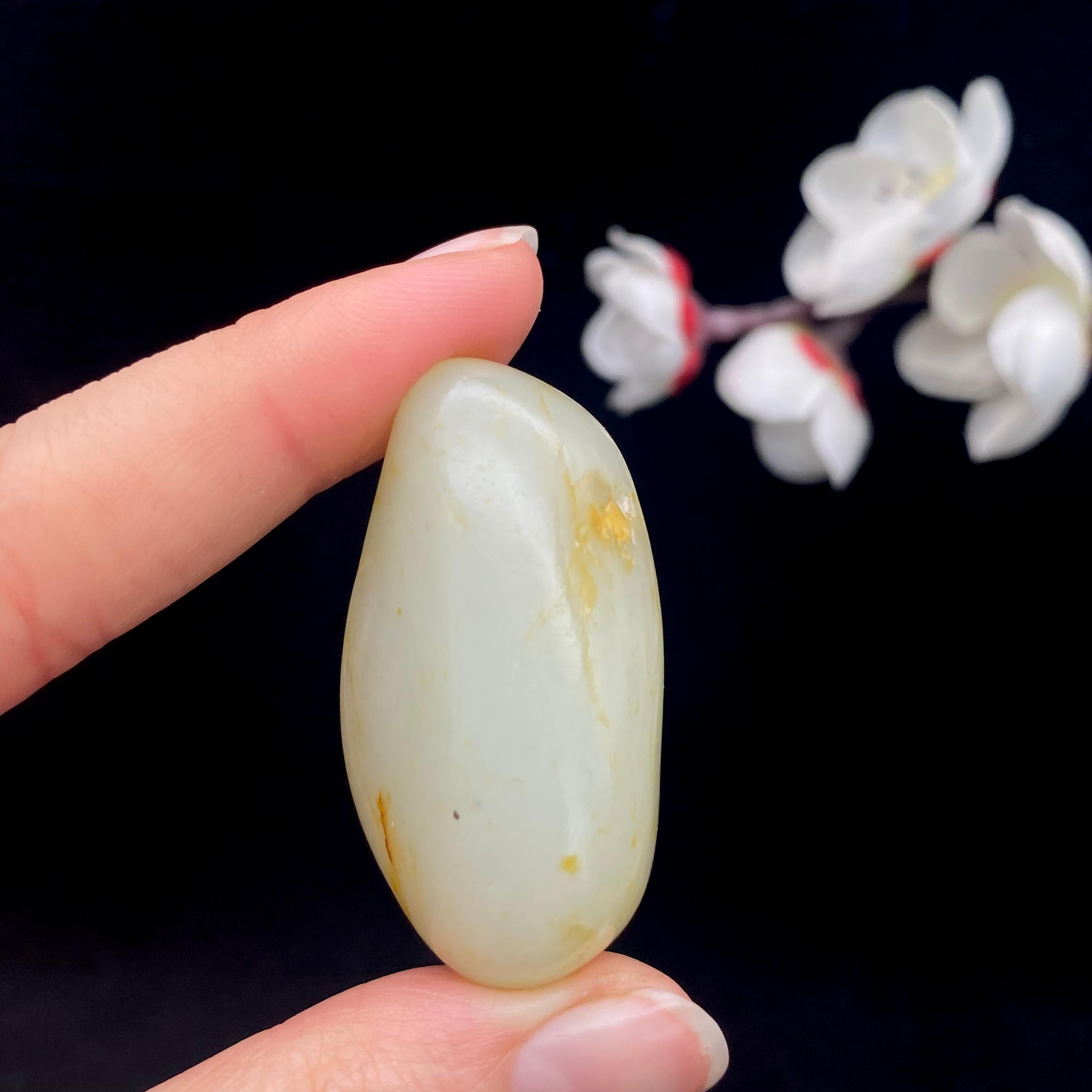 和田玉洒金皮籽料挂件（25.2g）