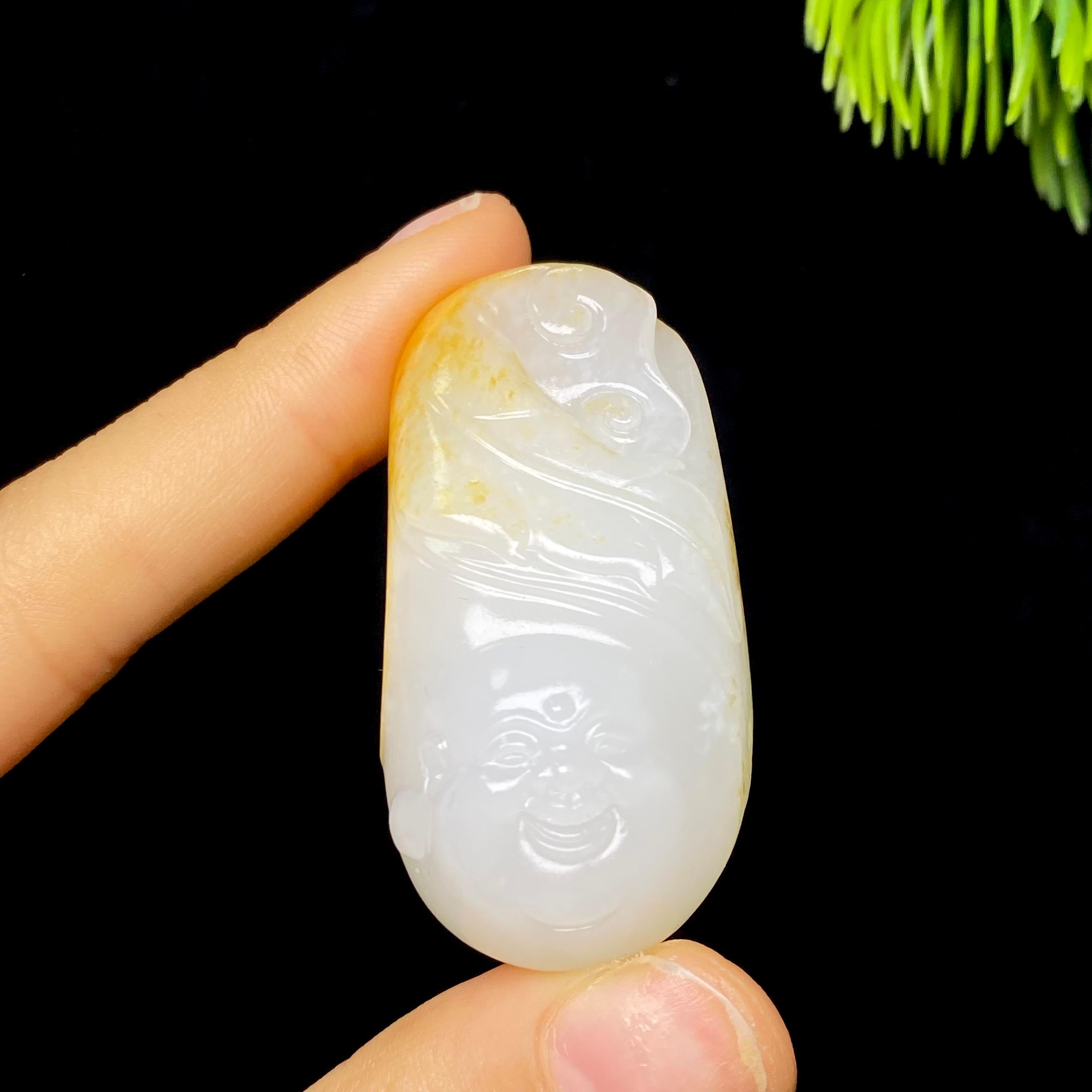 和田玉籽料佛公（34.1g）