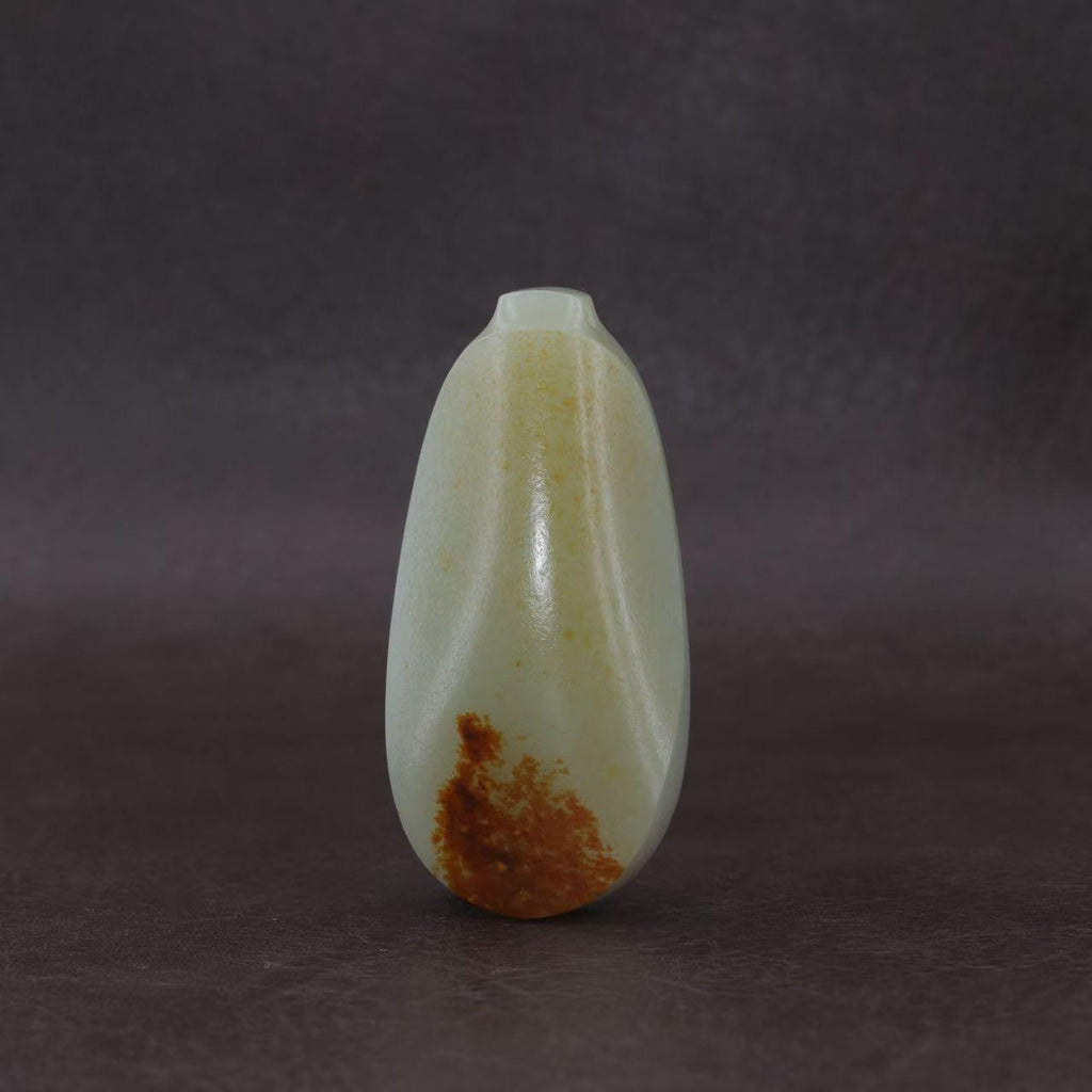 和田玉聚红皮无事牌（69.4g）
