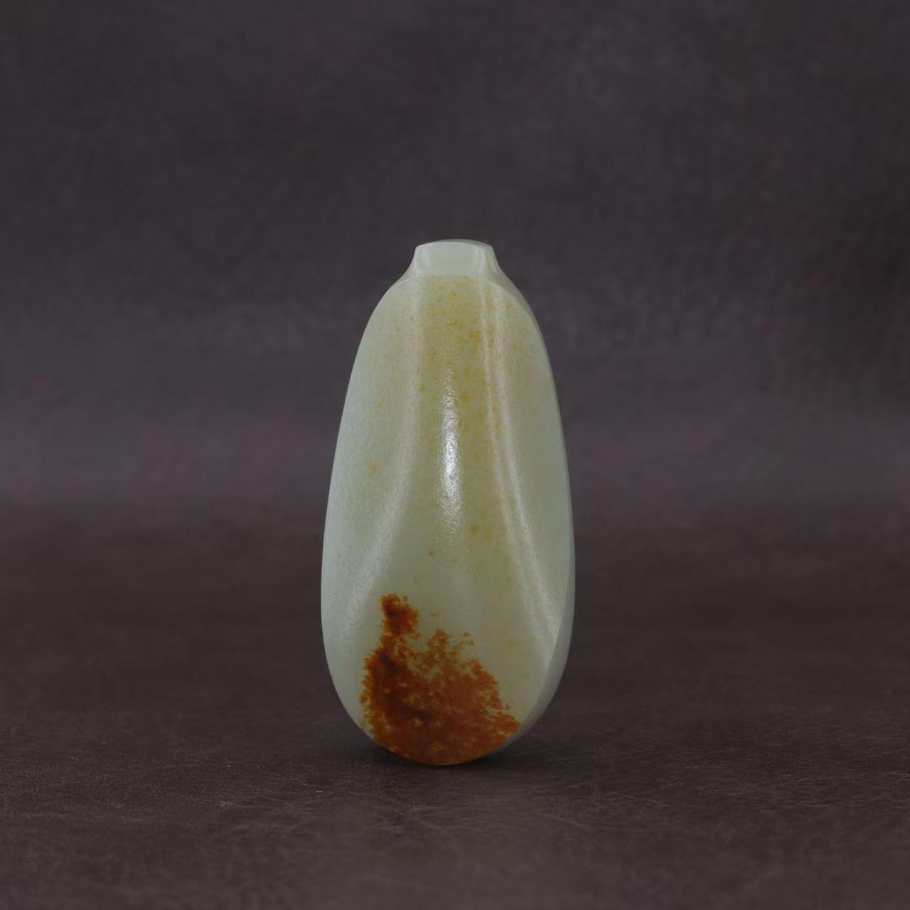 和田玉聚红皮无事牌（69.4g）