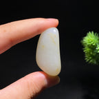 和田玉白玉洒金皮籽料原石（24.5g）