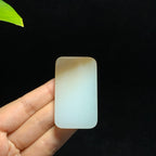 和田山料糖白玉无事牌挂件（36.6g）