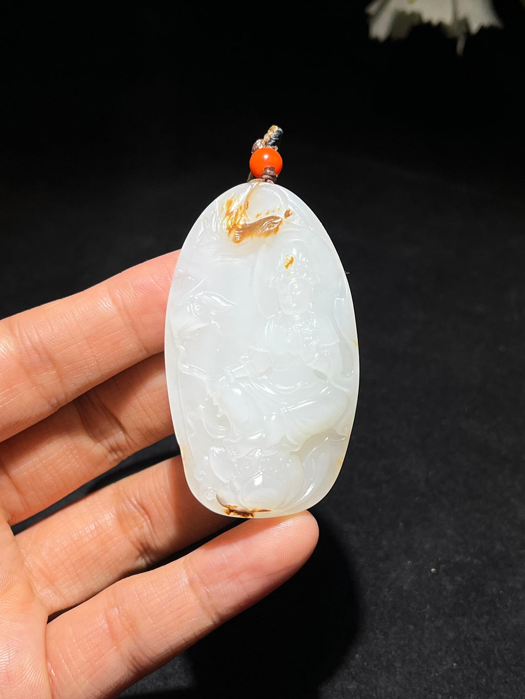 和田玉籽料观音（45.2g）