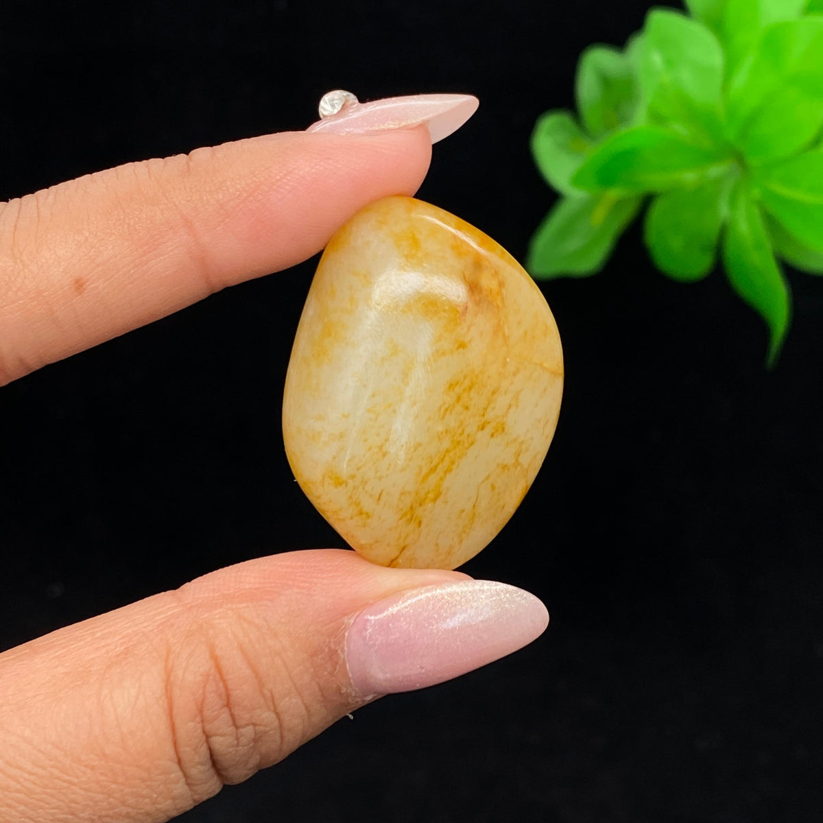 和田玉洒金皮籽料挂件（19g）