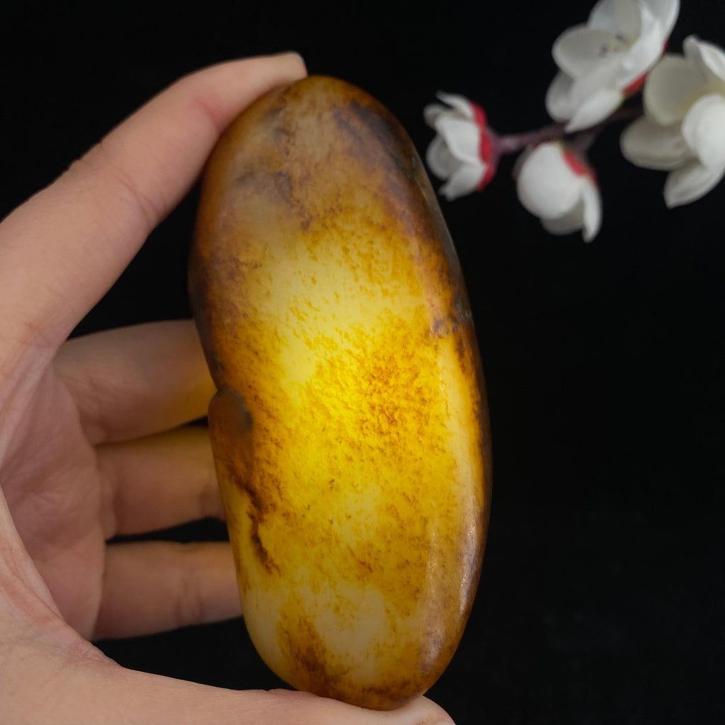 和田玉聚红皮籽料原石（170.2g）