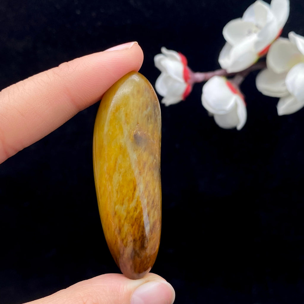 和田玉聚黄皮籽料挂件（36.9g）