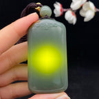 和田玉沙枣青籽料【无事牌】（55.8g）