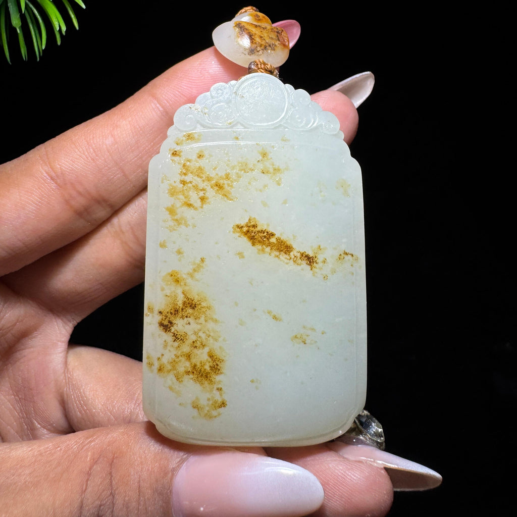 和田玉籽料无事牌（80.0g）