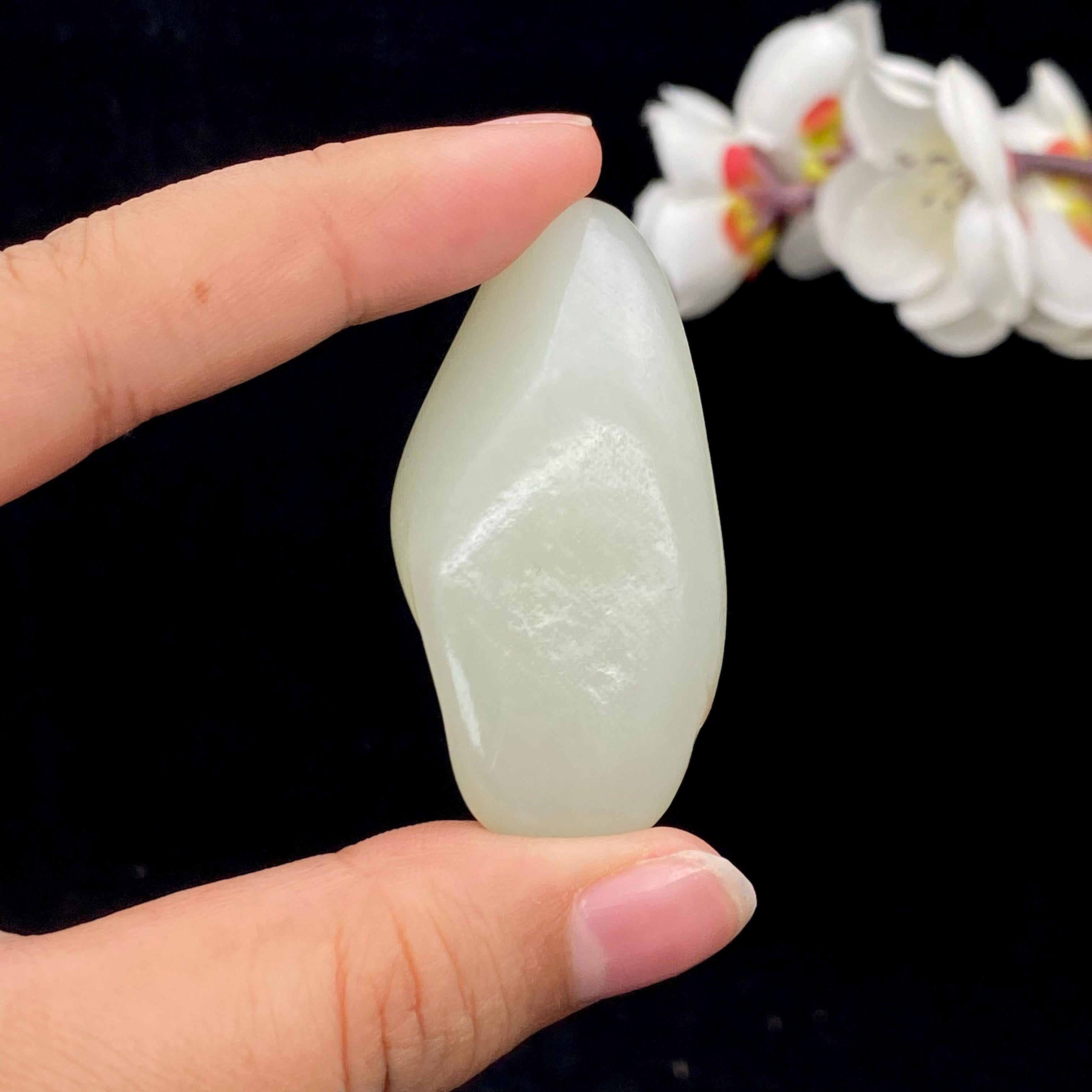 和田玉白玉籽料挂件（36.2g）