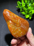 和田玉籽料独籽龙凤呈祥（239.0g）