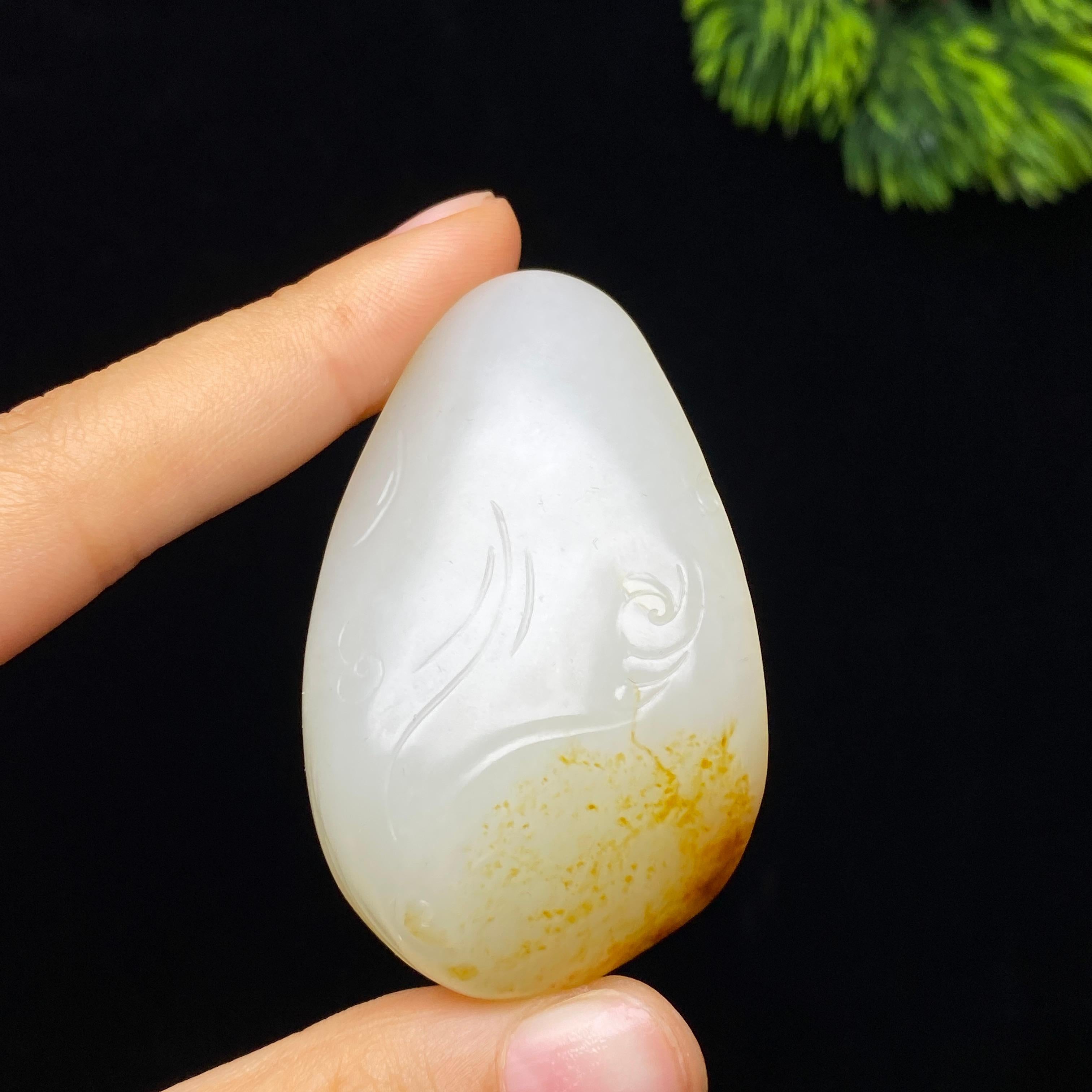 和田玉籽料观音（57.5g）