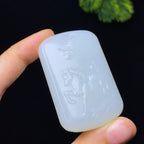 和田玉白玉马到成功（46.5g）