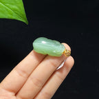 和田碧玉粉青貔貅挂件（10.8g）