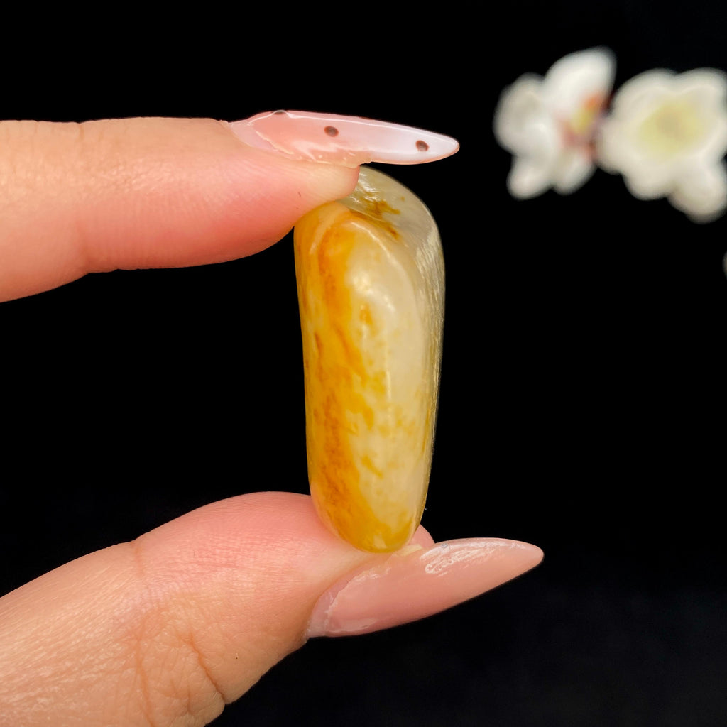 和田玉洒金皮籽料挂件（25.2g）