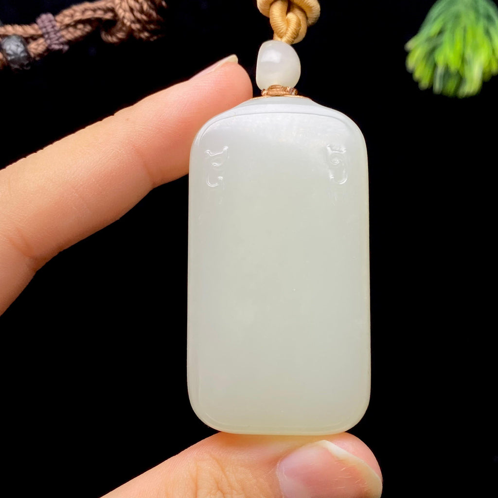 和田玉籽料无事牌（40.0g）