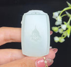 和田白玉莲花无相佛平安无事牌（36.3g）