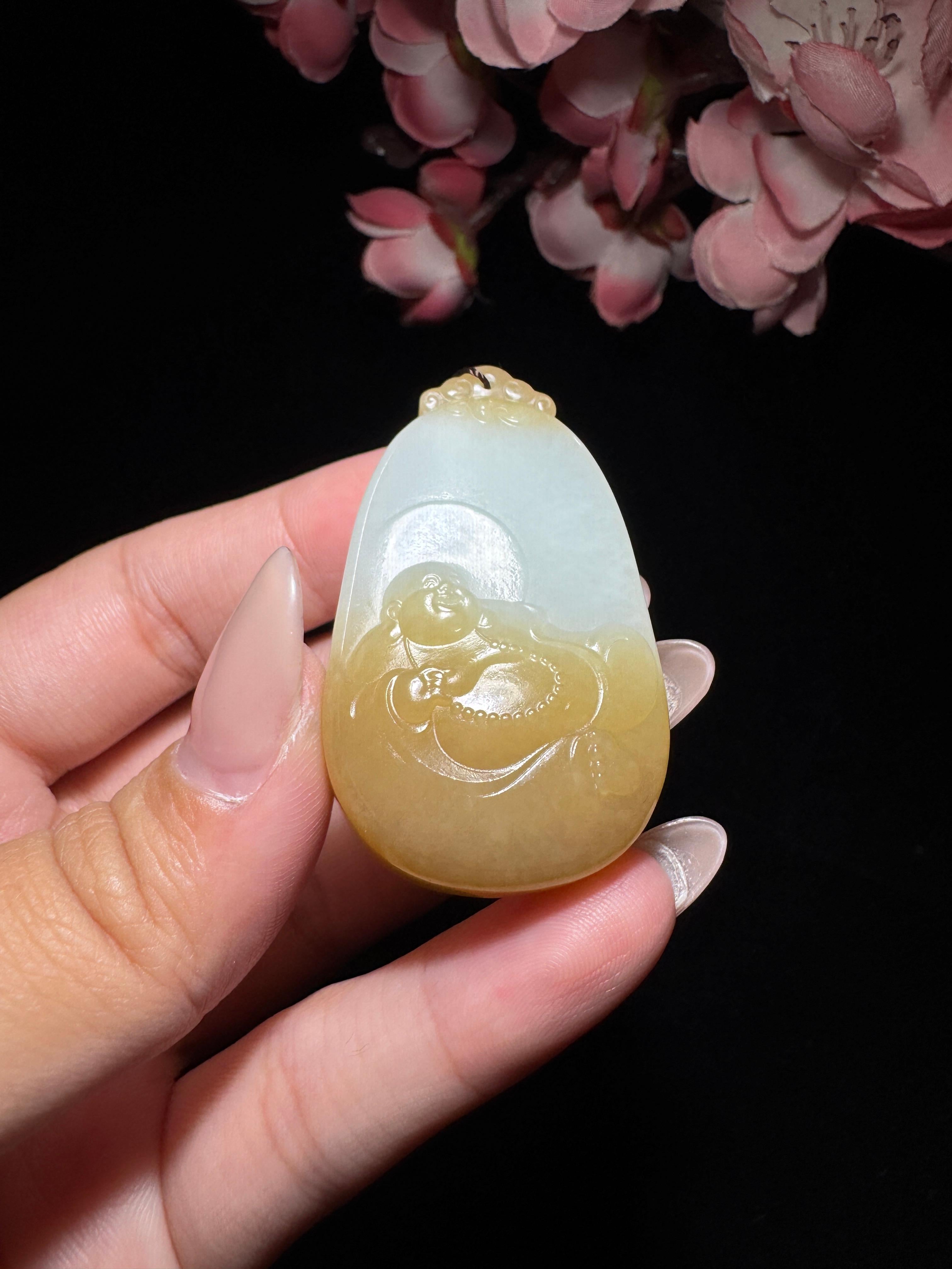 和田玉糖白玉佛公（30.0g）