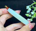 和田玉糖白平安无事牌（52.2g）