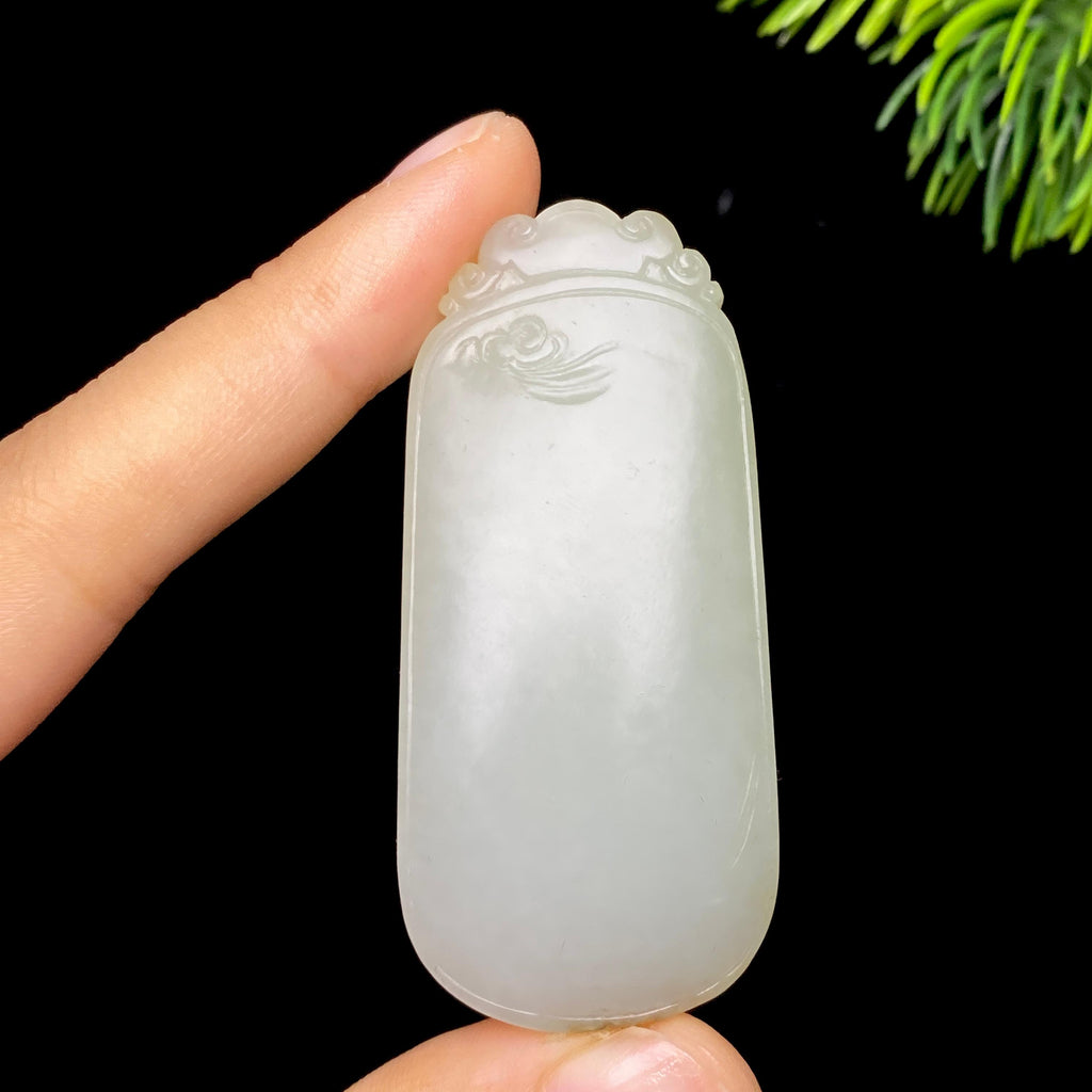 和田玉籽料无事牌（37.4g）