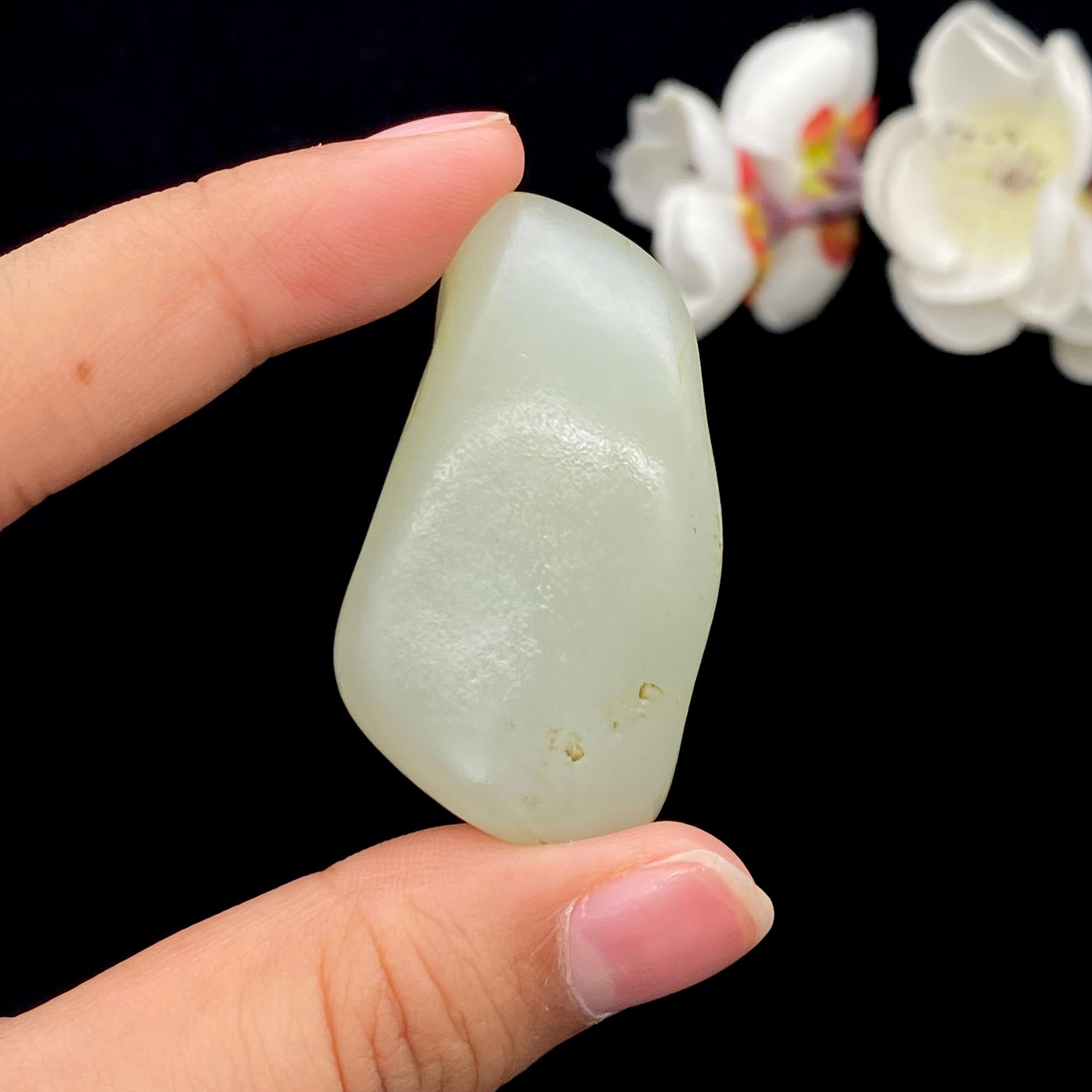和田玉高青白籽料（33.3g）