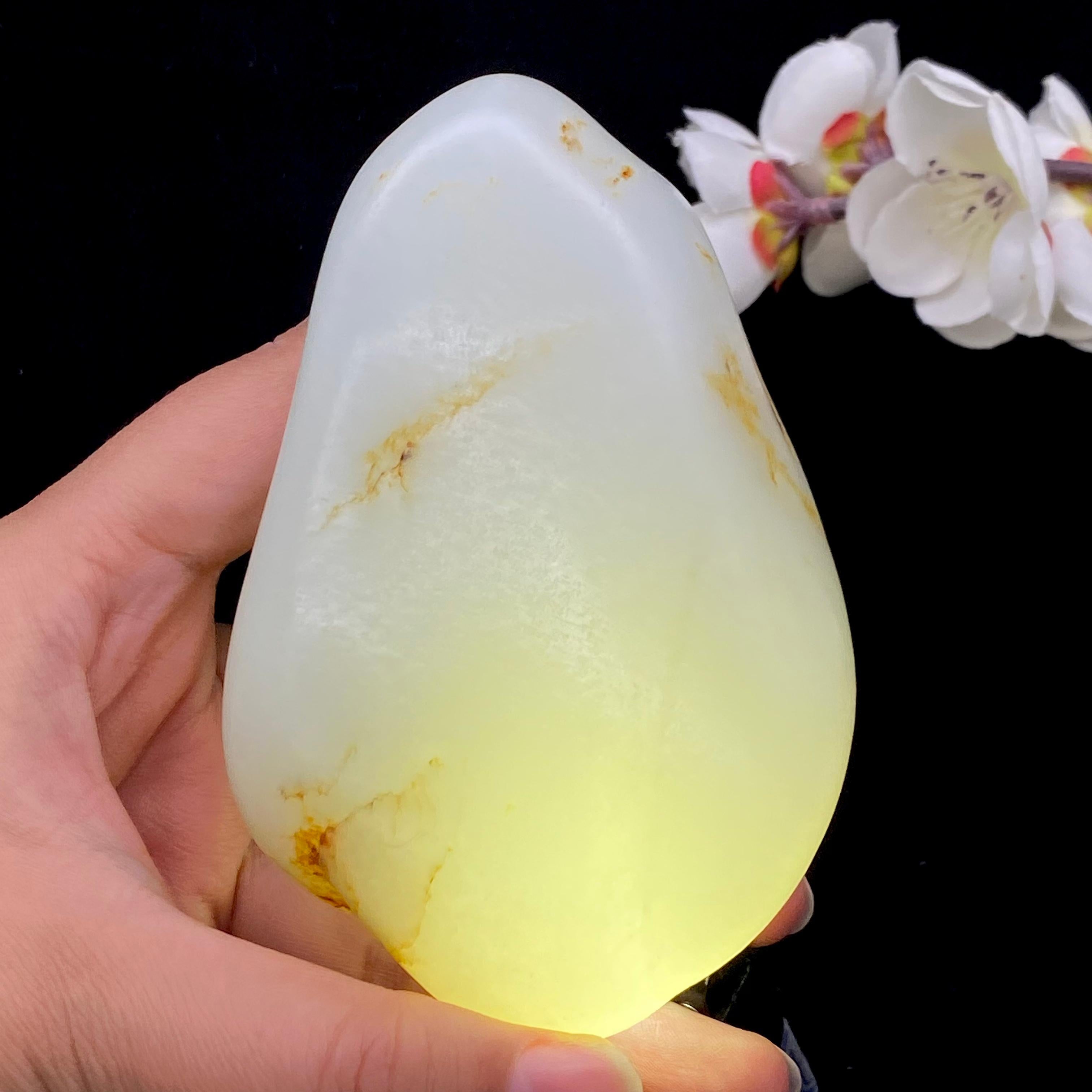 【藏品】和田玉洒金皮籽料（429.1g）