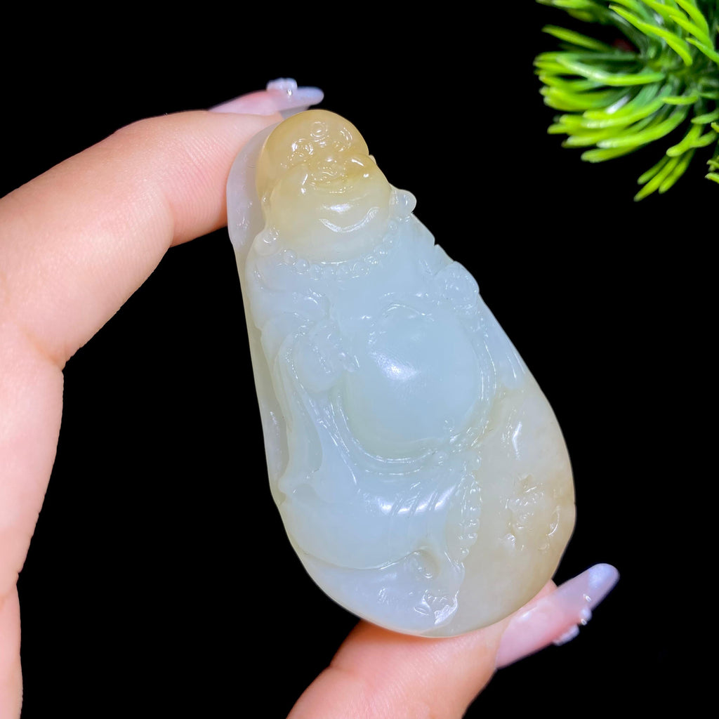 和田玉糖白佛公12403010313（59.3g）