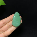 高品质碧玉粉青猫眼佛公挂件（19.3g）
