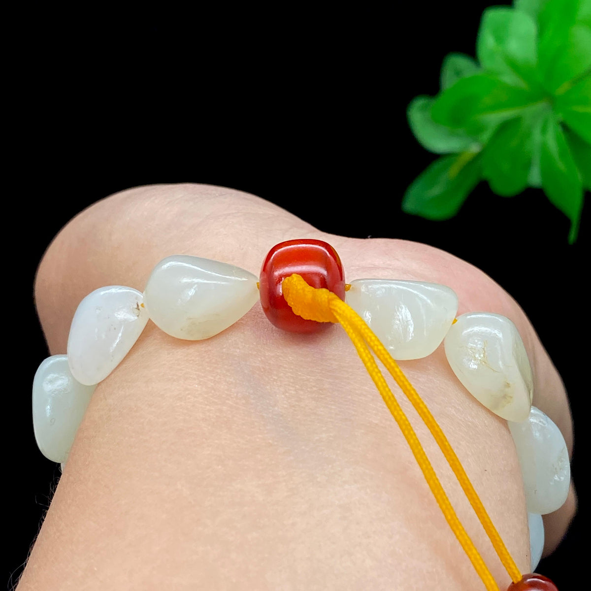 和田玉白玉籽料【精品手串】（34g）