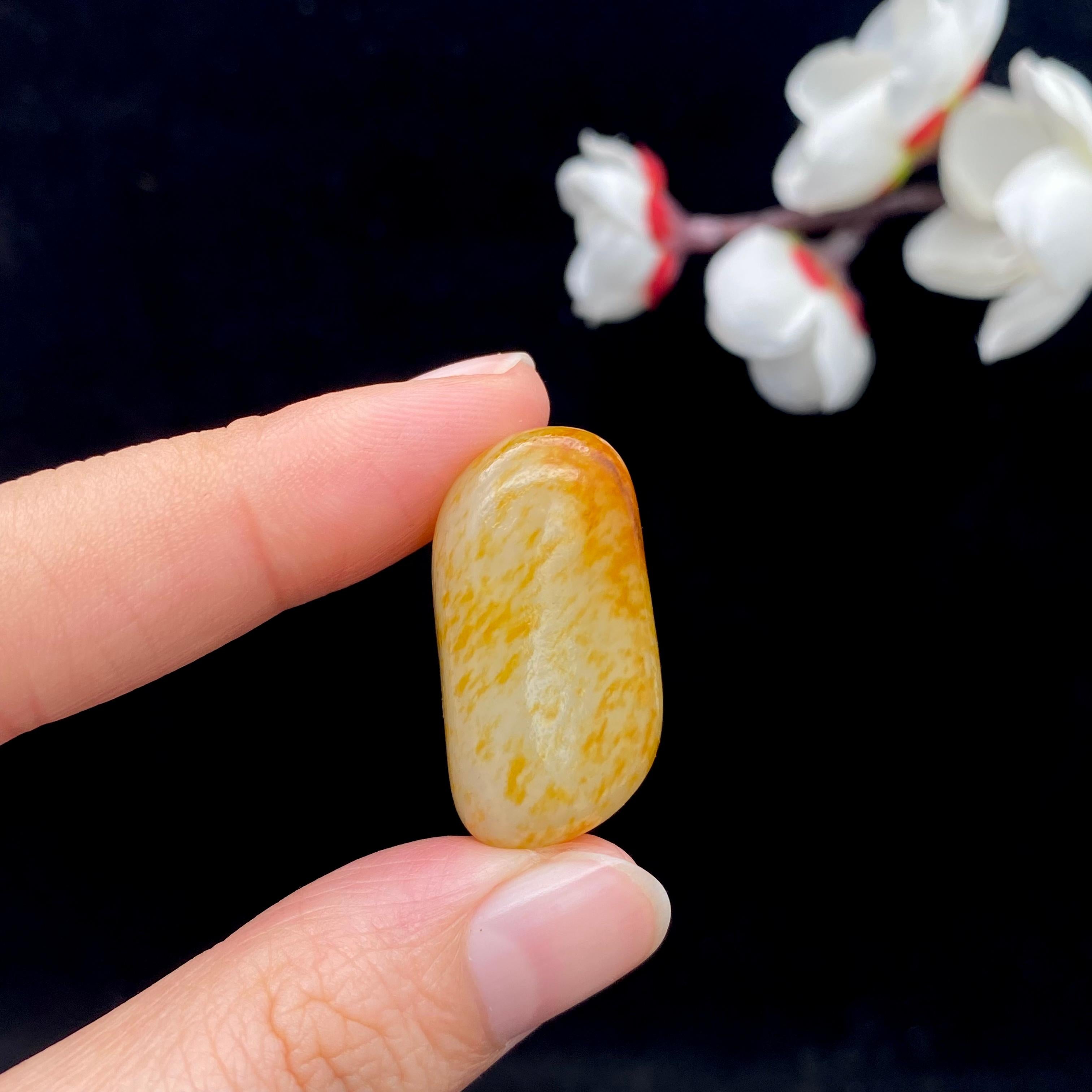 和田玉洒金皮籽料原石（14.1g）