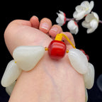 和田玉白玉籽料【精品手串】（90.5g）