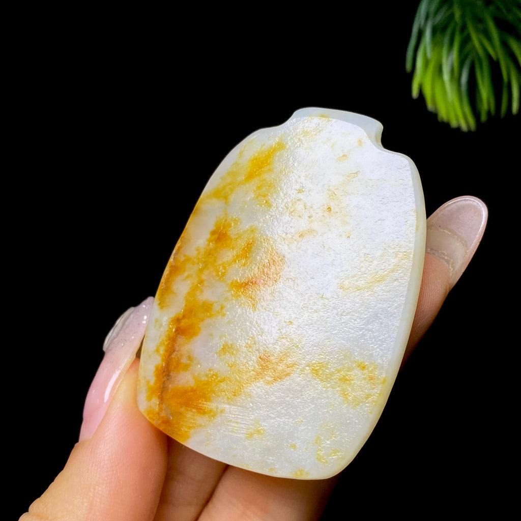 和田玉籽料无事牌（32.2g）