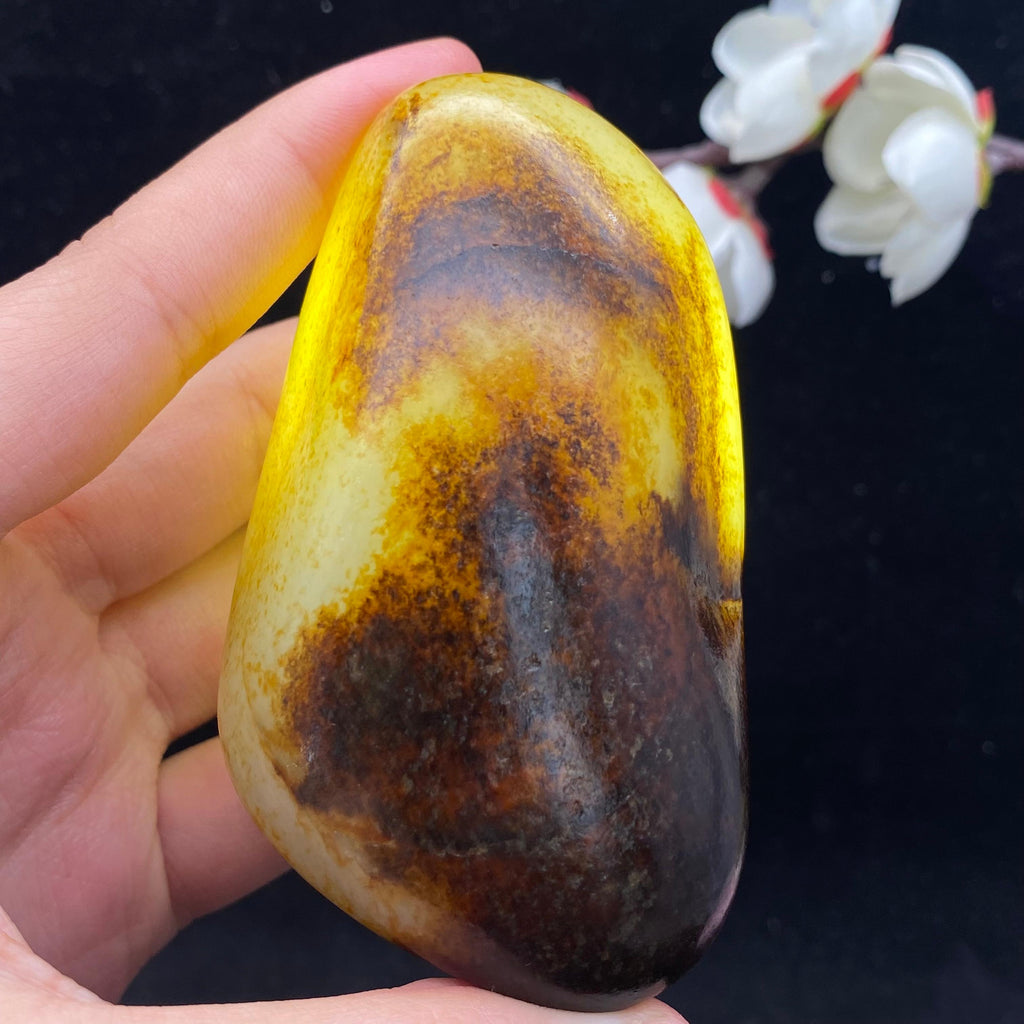 和田玉聚红皮籽料（176g）
