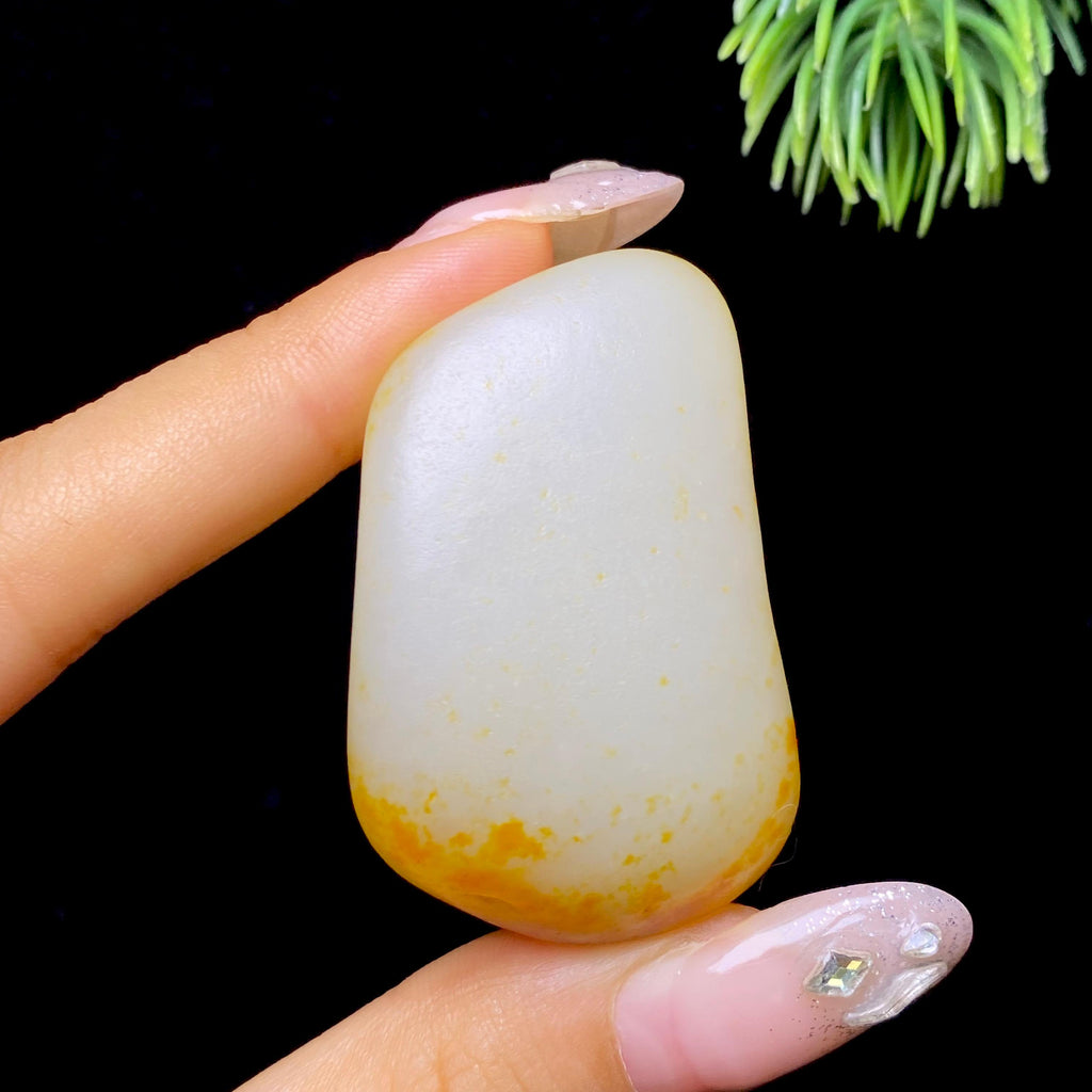 和田玉洒金皮籽料挂件（36.77g）