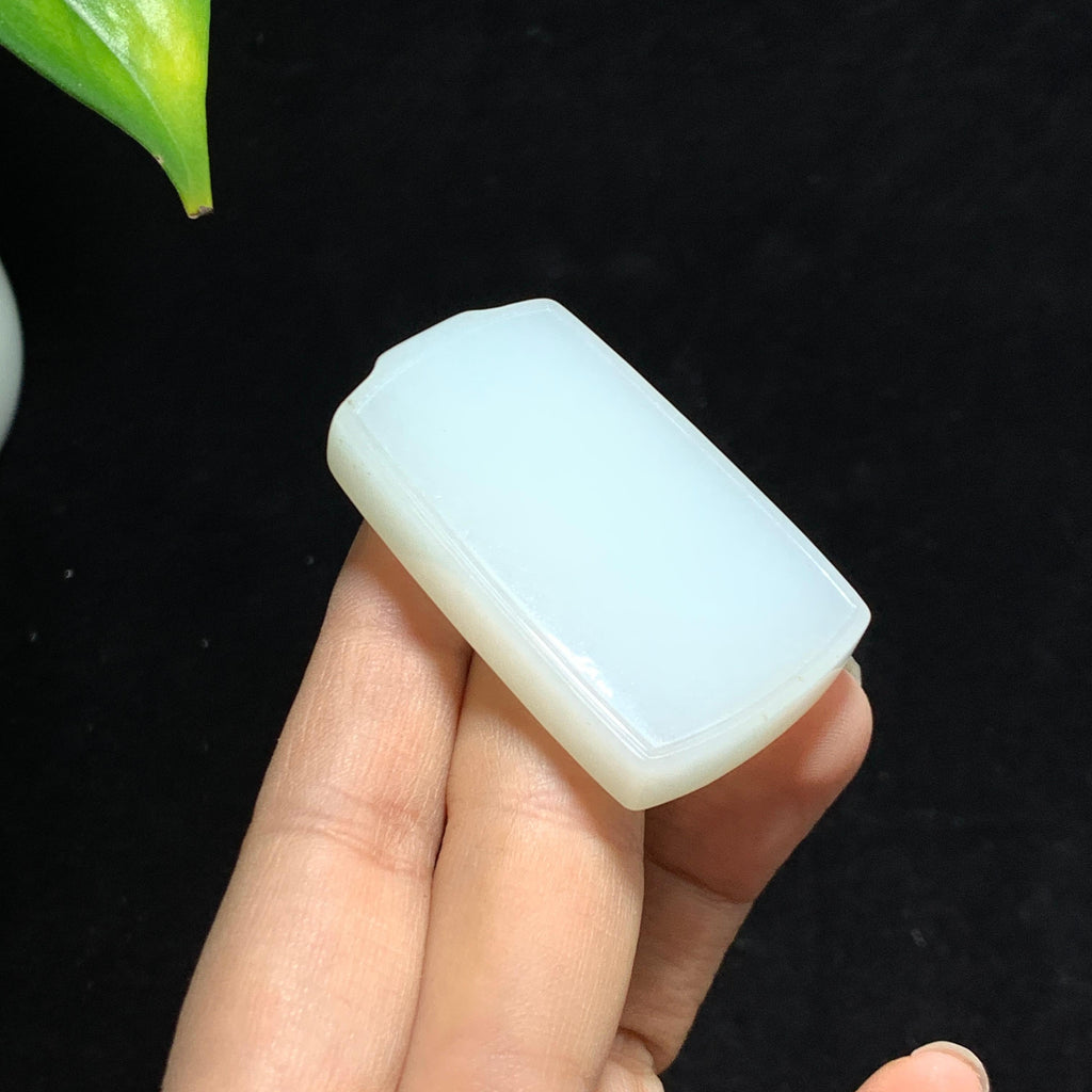 和田山料白玉无事牌挂件（37.4g）