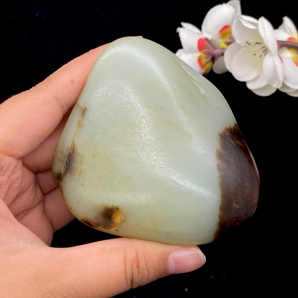 和田玉秋梨黑皮籽料（285.1g）