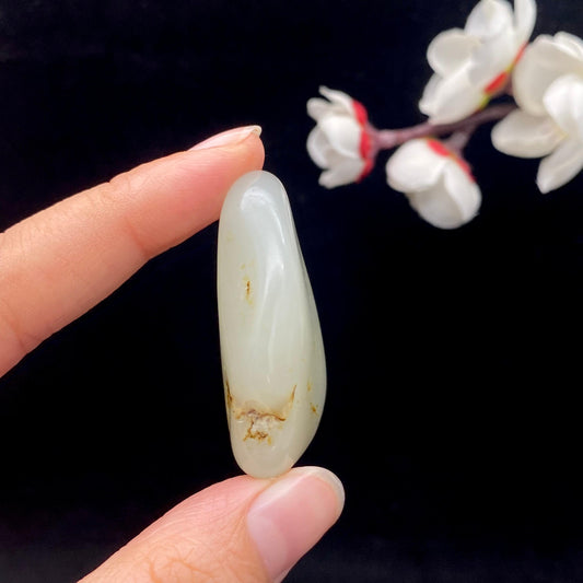 和田玉青白玉籽料原石（26.2g）