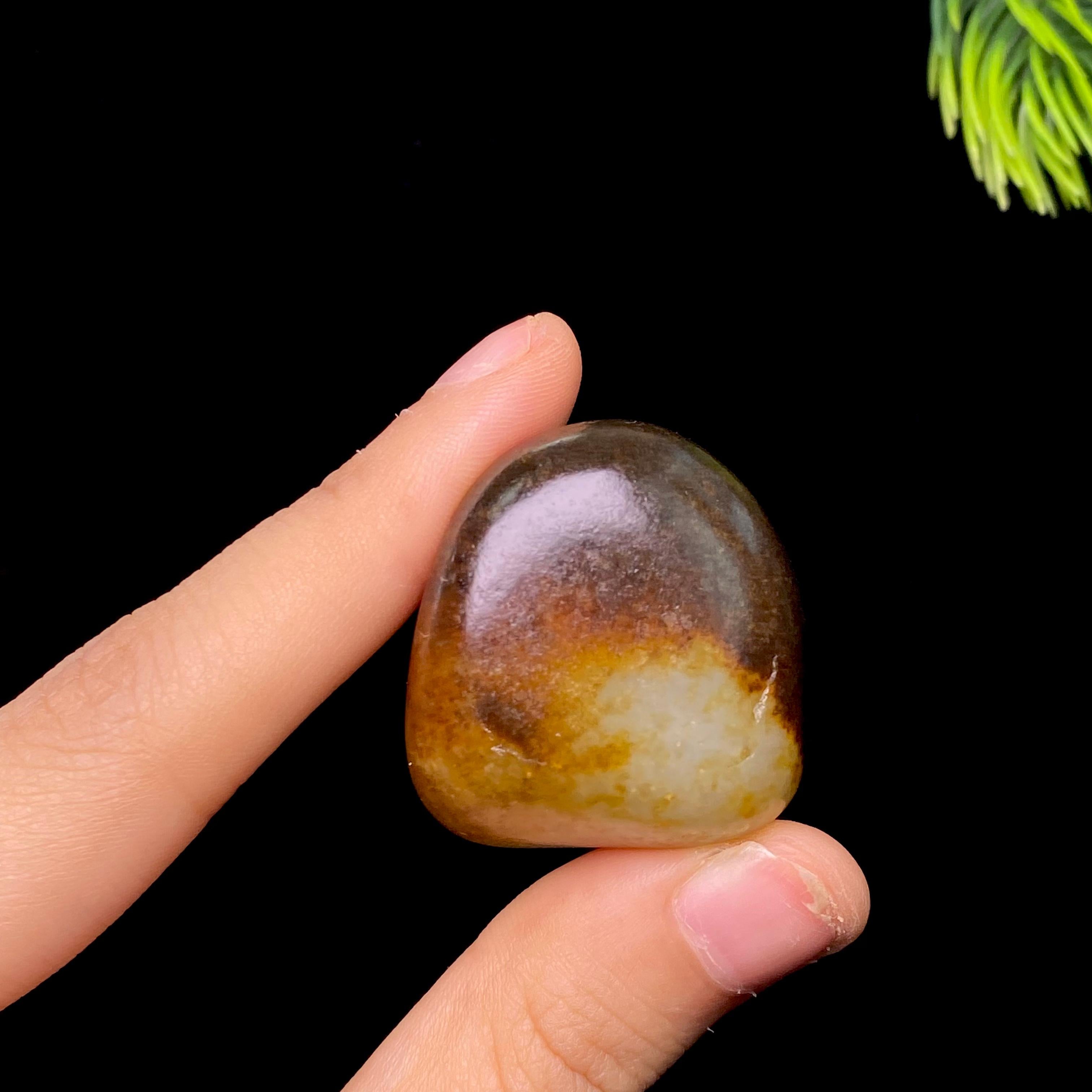 和田玉秋梨皮白肉籽料（36.4g）