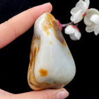 和田玉聚黄皮籽料（140g）