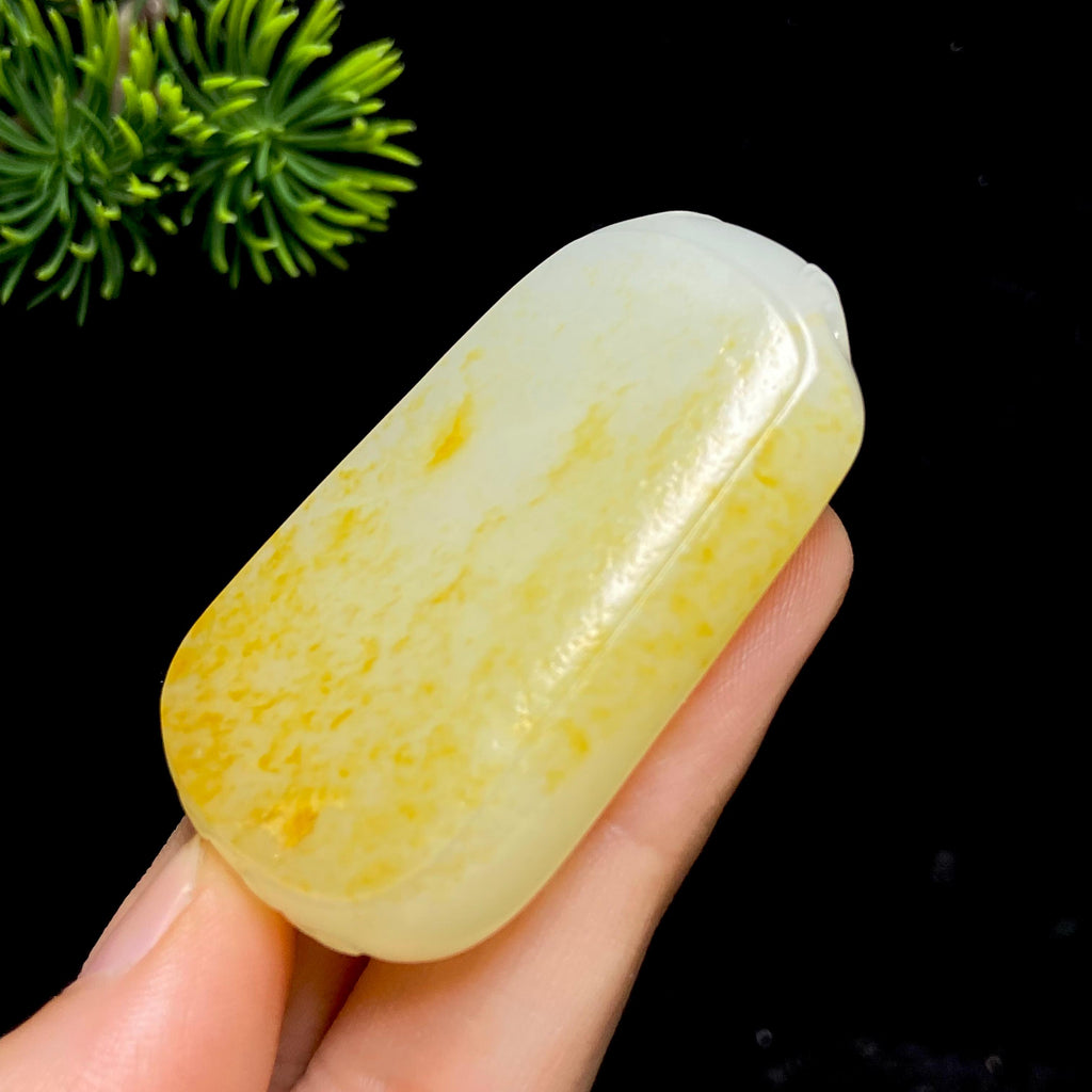 和田玉籽料无事牌（42.8g）