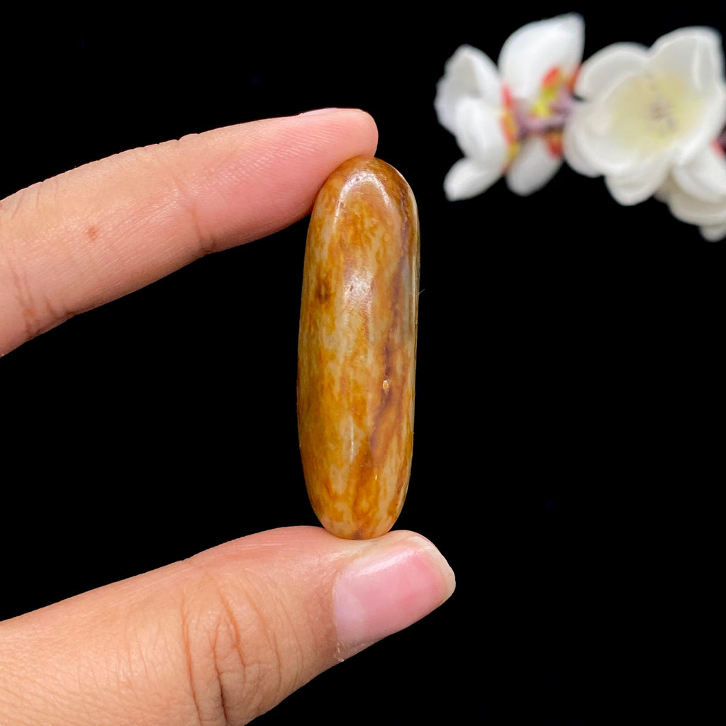 和田玉洒金皮青花低籽料（30.2g）