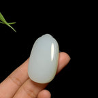 和田玉冰底晴水无事牌（25.8g）