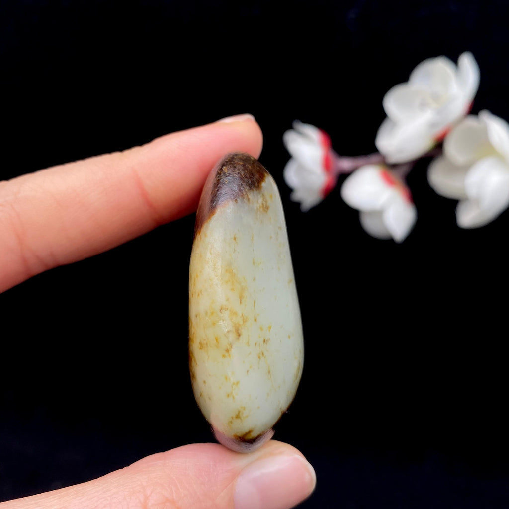 和田玉聚黑皮籽料（46.3g）