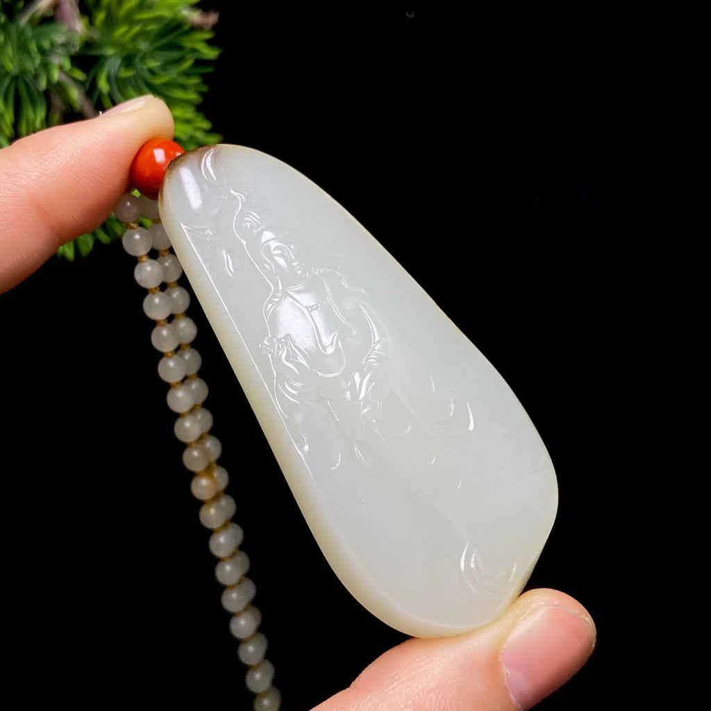 和田玉籽料观音（41.3g）
